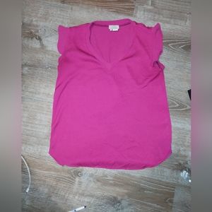 Kate and Spade ruffle top 100 💯 viscose size small